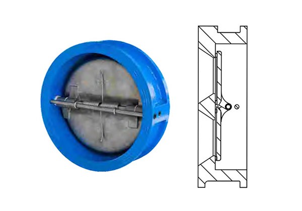 對夾式蝶形止回閥