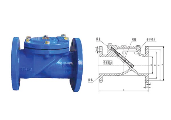 橡膠瓣止回閥
