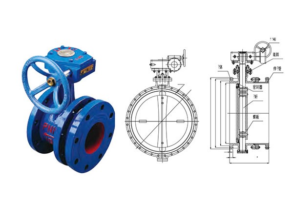 渦輪傳動(dòng)法蘭式伸縮蝶閥